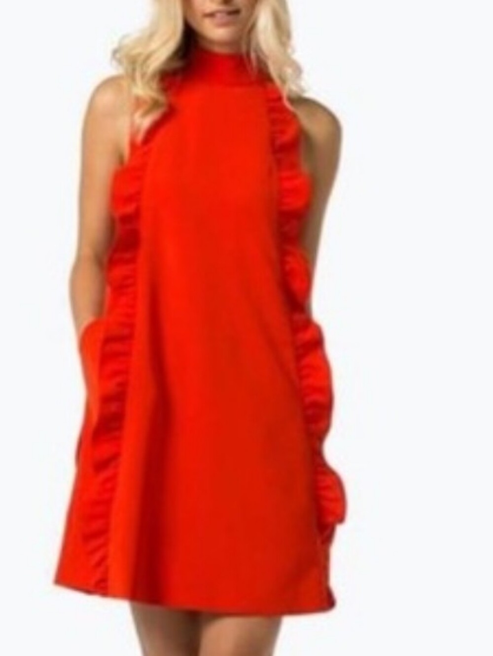 Ted Baker Womens Torriya Halterneck Tunic Dark Orange Size 2